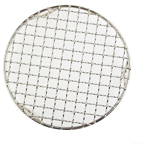 Rejilla de enfriamiento redonda de 180 mm, acero inoxidable, rejilla de enfriamiento para tartas, rejilla reutilizable para hornear, asar y enfriar, rejilla de acero inoxidable