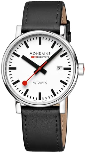Mondaine Evo2 Automatic Herren Uhr analog Automatik mit Leder Armband MSE.40610.LBV