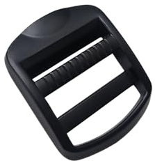 LESCA TEK 6 Pcs 1 Inch Zinc Alloy Ladder Lock Slider Adjuster Webbing Release Buckles for Backpack Strap Accessories, Gunmetal, 1 Inch