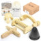 BICTIVE Kit Massage 5 en 1. Massage Bois, Reflexologie Plantaire, Masseur Pied, Corps, Jambes, Cellulite, Fasciste Plantaire, Baton de Massage, Rouleau Massage Pied, Accessoires de Massage Manuel