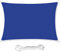HEYOMART Sonnensegel Sonnenschutz inkl Befestigungsseile PES Polyester Wasserdicht 2 x 4m Rechteck Sonnensegel mit 98% UV Schutz für Draußen, Patio, Garten Terrasse Camping, Blau