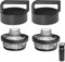 HiMoliwa Chug Cap kompatibel mit Yeti Rambler Flaschen, Yeti Rambler Bottle Chug Ersatzdeckelkappe, passend für 45,7 cm, 66,4 ml, 46 ml, 1,8 l Flaschen (2 Stück)