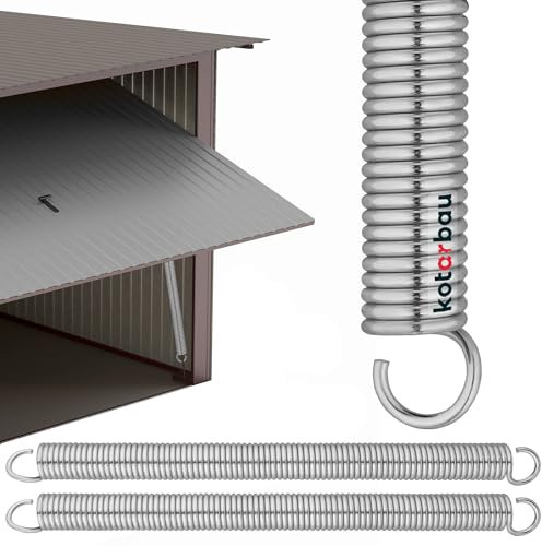 KOTARBAU® 2 x Ressort de Torsion pour Porte de Garage 490 mm | Ressort Porte de Garage Basculante | Ressort Porte de Garage Sectionnelle | Ressort Garage | Ressort Torsion | Ressort Porte Garage