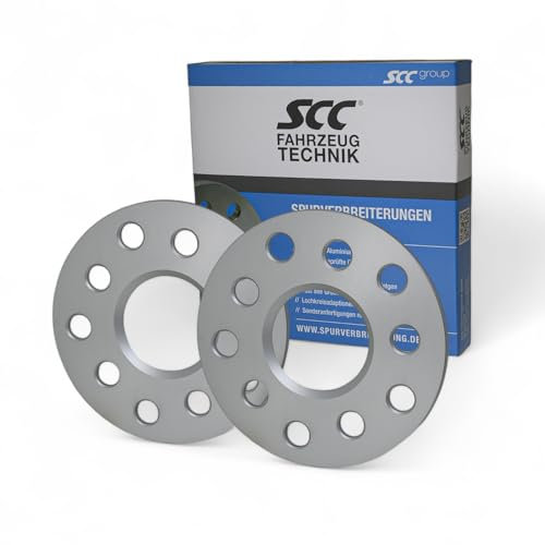 SCC Spurverbreiterungen Spurplatten 2x3mm 5x114,3-10035E kompatibel mit Honda Accord Civic CR-V FR-V HR-V Integra Legend NSX Prelude S200