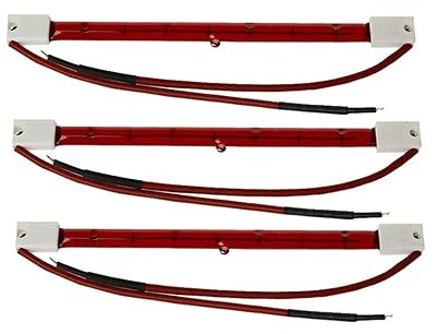 IIGEN Paint Drying Lamp, Infrared Lamp 800W 20CM Paint Curing Bulb Halon Quartz Heating Element Shortwave Infra-Red Light Golden Bulb Ruby Tube for Car Body Repair