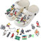 ZoeWei Schuh Charms, 16 Stück Fußball Charm, Schuhanhänger Decoration PVC Shoe Charms DIY Schuhanstecker für Mädchen Frauen Jungen und Männer
