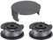 Bosch EasyGrassCut 18-230 Lot de 2 bobines de fil pour coupe-bordure, coupe-bordure, coupe-bordure (2 bobines + 1 capuchon)