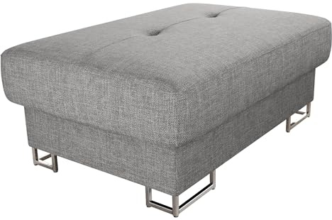 Mirjan24 Polsterhocker Cotere, Hocker, Sofahocker, Moderner Sitzhocker, Sitzbank, Pouf, Fußbank, Farbauswahl (Lux 05)