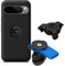 Quad Lock Support Téléphone pour Rétroviseur de Moto avec Amortisseur de Vibrations et Coque MAG pour Pixel 9 Pro XL