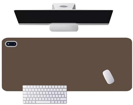 Tapis de Souris Chauffant USB avec écran LCD, Chauffe-Mains d'hiver avec 5 Niveaux de température réglables, contrôle Intelligent de la température, Tapis de Souris électrique, Tapis de Table pour