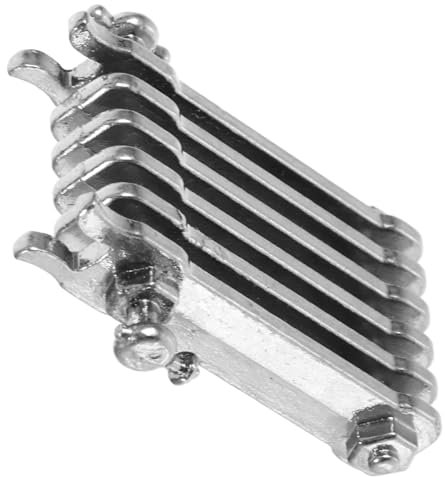 Abaodam Miniature Radiator for Doll House Finned Radiator Model Miniature Furniture for Mini House Heating Plate and Decoration