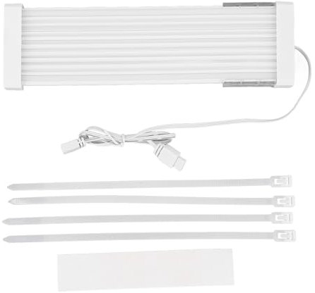 RGB Power Extension Cable - PSU Extension Cable Cover Kit, Light Up LED Strip Set for GPU and Motherboard PC Cables, ARGB PSU Cable for PC Motherboard Graphics Card