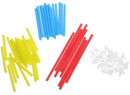 Toyvian Boys and Girls Construction Building Blocks Toys Connector Tube for Early Development Learning for Building and Engineering Play