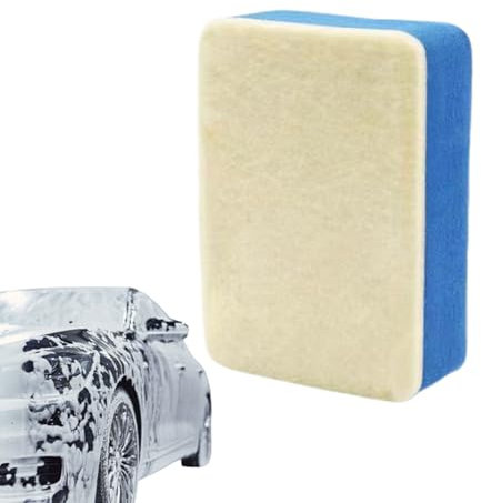 2 X Glas Schwamm Fenster, Glasschwamm Zum Fensterputzen, Scheibenschwamm Fenster, Glasölfilm-entferner Für Auto, Hinterlässt Einen Dünnen Film Mit Antibeschlagwirkung