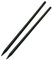 Épingles à cheveux pour cheveux épais et longs chignon - Style chinois élégant - Avec baguettes en bois noir - Pour femme