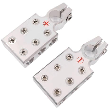 Eieenotee 2pcs Car Auto Audio Modification Battery Terminal Connector Car Battery Terminal Connectors for 4/0 AWG