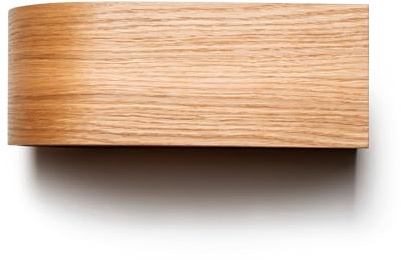 Maceta de pared para interiores, estante de madera para plantas, suculentas, hierbas, estantes escandinavos curvados (cereza)