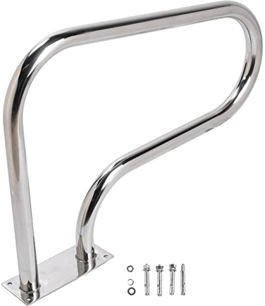 Haofy Rampe d'escalier de Piscine, Main Courante Sous-marine Montée sur Pont en Acier Inoxydable avec Poignée Incurvée Ergonomique pour Piscine et Spa