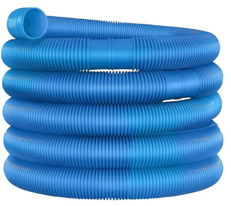 Poolschlauch 6 x 32 mm, unterirdische Schwimmbadreinigung, Ersatzfittings, Rohrsauger, Abfluss, blau Für Garten & Schwimmbad Solarschlauch