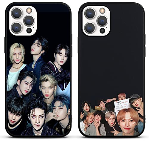 nurkorki [2 Stück] Stray Kids Handyhülle für Samsung Galaxy A17 5G/4G Hülle 6.7, Kpop Start für Mädchen Frauen Silikon TPU Stoßfest Case Design Muster with Schutzhülle für Skz Fans Hüllen