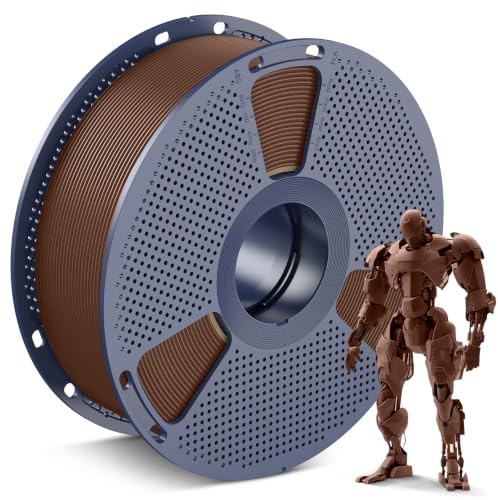 SUNLU PLA Schokolade Filament 1.75mm, 3D Drucker Filament Schokolade PLA | Maßgenauigkeit +/- 0,02mm, Sauber Gewickelte 1KG Spule (2,2 lbs) für Meisten 3D Drucker, Schokolade 1000g