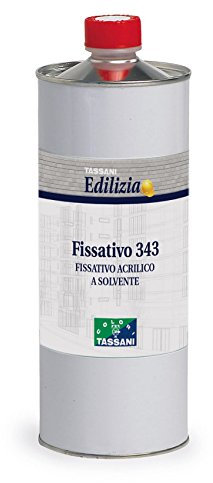 FISSATIVO ISOLANTE ACRILICO A SOLVENTE LT.5 TASSANI 343 SOTTOFONDO PITTURA PER ESTERNI