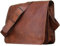 Leder Messenger Kurier Tasche Geschenk Männer Frauen Business Arbeit tragen Laptop Computer Bücher handgemachte robuste & Distressed ~ jeden Tag Office College School 15 Zoll