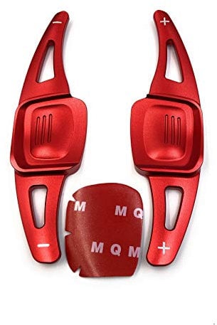 Onwomania Comandi del Cambio Shift Paddle Compatibile con Golf 7 (No GTI R GTD) TRock Beetle rosso Eloxiert