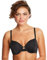Maidenform Damen One Fab Fit Underwire, Microfiber T-Shirt, Full-Coverage Convertible Bra BH mit voller Abdeckung, Undurchsichtige, Schwarz, 85B