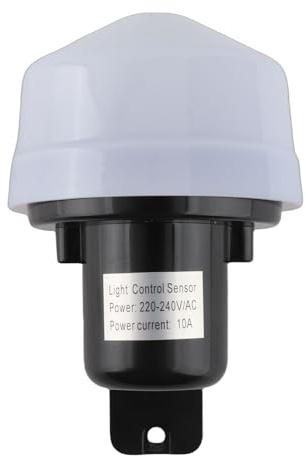 AC 230V D?mmerungs-/D?mmerungssensor Lichtschranke Licht Lichtschrankensensor Lichtschalter LED-Lampen Externes Lichtregler-Kit