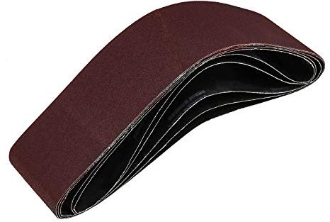 5 Pz 100x915mm Ossido di Alluminio Nastri Levigatura 60 80 120 180 240 assortiti Grits Carta vetrata Per Nastro Levigatrice e Smerigliatrici Lucidatura Rettifica