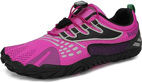 Trekking Barfussschuhe Frauen Atmungsaktiv Badeschuhe Damen Schnell Trocknend Wasserschuhe Sport Violett Gr.38