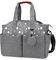 SONARIN Baby Wickeltasche,Multifunktionale Wasserdicht Reise Wickeltasche Umhängetasche Tragetasche Henkeltaschen mit Schnullertasche Grosse Kapazität für alle Babyzubehörteile(Grau)
