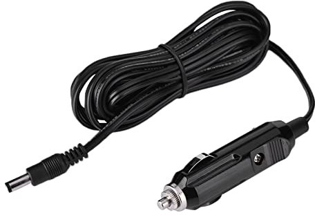 Car Cigarette Lighter, 3 Meter / 9.8 Feet Long 12V DC Power Supply Cigarette Lighter Plug 5.5mm x 2.1mm Cord Adapter Charger Cable for Car Inflatable Pump, Vacuum Cleaner, Car Refrigerator
