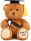 Zomiboo 2025 Graduation Bear Gifts for Her 11 Inch Graduation Plush Bear Toy with Black Hat Congrats Grad for Nurse Kindergarten Elementary High School College Class of 2025(Hold Diploma)