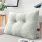 VERCART Sofakissen Groß Fest mit Bezug Polster Sofa Dreieck Gepolstert Ruecken Kissen für Couch Tagesbett, Rückenkissen für Bett zum Anlehnen Weiß 60x20x50cm