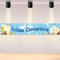 DPKOW Blu Prima Comunione Striscione per Ragazzi Bambini Blu Prima Comunione Decorazioni
