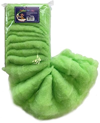 Watte Color, Farbwatte, farbige, Bunte Dekowatte. 150g grün Art.12025 MAIGRÜN