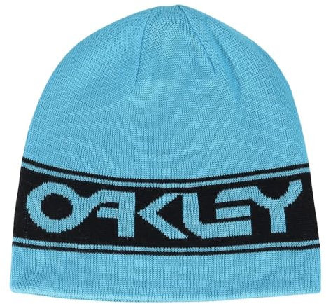 Oakley TNP Reversible Beanie, Hellblau/Verdunkelung, Einheitsgre