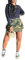 Molisry Damen Camo Cargo Minirock Y2k High Split Camouflage Army Fatigue Short Skirt, Camo, Groß