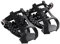Fahrradpedale, Zehenklammern Käfigfahrrad -Pedale Adapter kompatibel mit Peloton Heavy Duty Plastic Pedals Accessoires 1 Paar