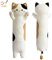 Desdfcer Langer Körper Katze Plüsch-Kissen Umarmung Kissen Spielzeug - 3D niedliche Katze Plüschtiere Kissen Spielzeug - Geschenk für Weihnachten Geburtstag