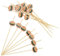AWCIGG® 100 Stück Burger Cocktailspieße, Hölzerne Cocktail Zahnstocher, Hamburger Partyspieße Sticks für Burger Laden Hochzeit Geburtstag Weihnachten Party Dekoration