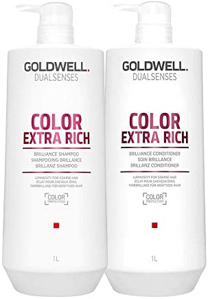 Goldwell Dualsenses Color Extra Rich Brilliance Shampoo 1000ml Conditioner 1000ml