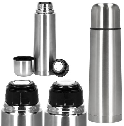 SPRINGOS Bouteille isotherme avec gobelet 1 l classique