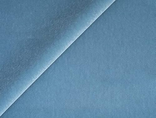 Soft Plush Fabric for Upholstery Furniture Curtain Cushion Sofa Chairs Bed Frame,Arts & Crafts, Per Metre (Duck Egg, 137cm/1Meter)