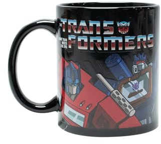 Transformers Tasse Keramik 330 ml – Autobot & Decepticon Sammeltasse, Offiziell lizenziertes Merchandise, Hochwertige Grafiken, Spülmaschinen- und Mikrowellengeeignet, Geschenkidee für Fans