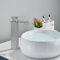 PHASAT Robinet Salle de Bain Cascade, Robinet Lavabo Cascade Haut, Mitigeur Monocommande Lavabo en Acier inoxydable, Nickel brossé PTMP17L
