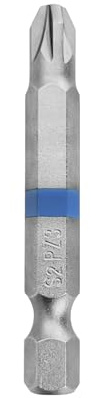 WOLFPACK LINEA PROFESIONAL Schraubendreher, lang, Pozidriv Nr. 3, 2 Stück, S2-Stahl mit Chrom-Vanadium-Stahl. Sechskantspitzen, Schraubendreher