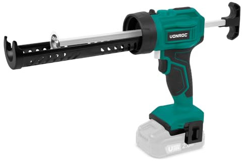 VONROC Pistola per silicone a batteria 20V | Batteria e caricabatteria esclusi
